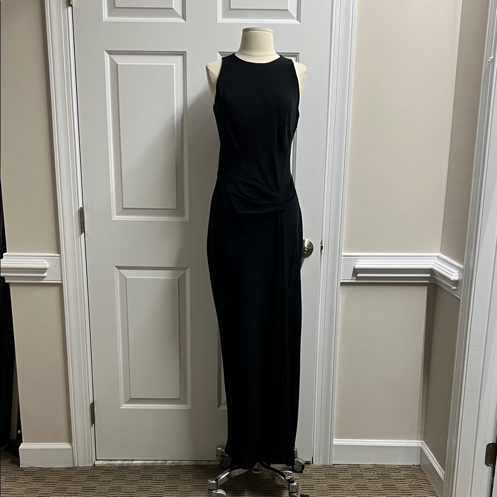 Jones New York Black Elegant Evening Formal Dress Gown Size 4 #3116